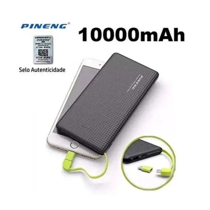 Carregador Portátil Power Bank 10.000mah Pineng-V8